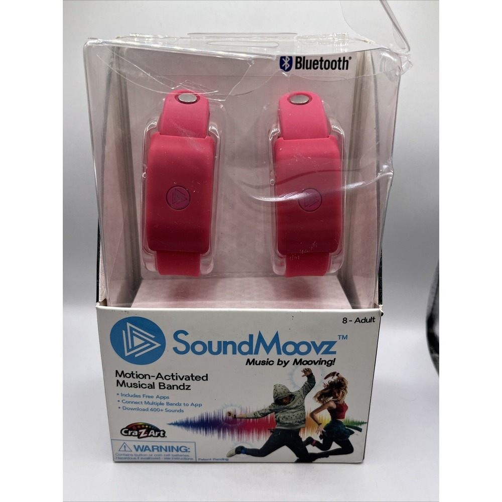CRA-Z-ART Soundmoovz Musical Bandz Motion-activated Bluetooth Music Player‎